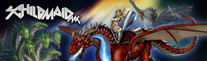 Retro side-scrolling shoot’em up Schildmaid MX launches for consoles in 2025
