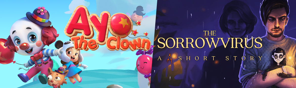 Official release dates revealed for Ayo the Clown and The Sorrowvirus: A Faceless Short Story